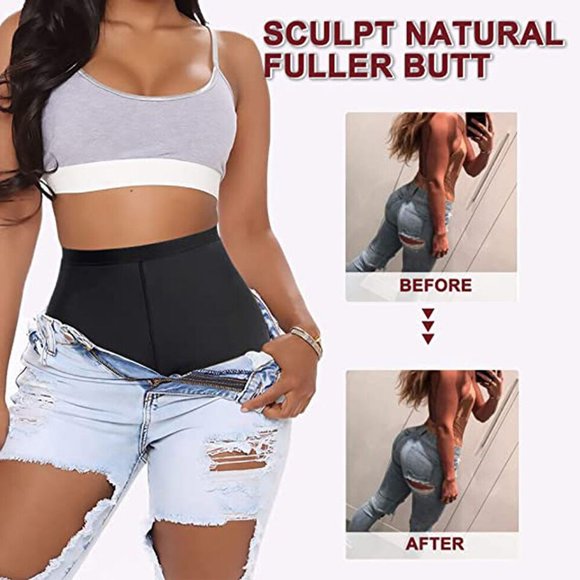 Butt Lift Women FAKE ASS & Hip Enhancer Booty Padded Underwear Panties Shaper - Picture 9 of 12